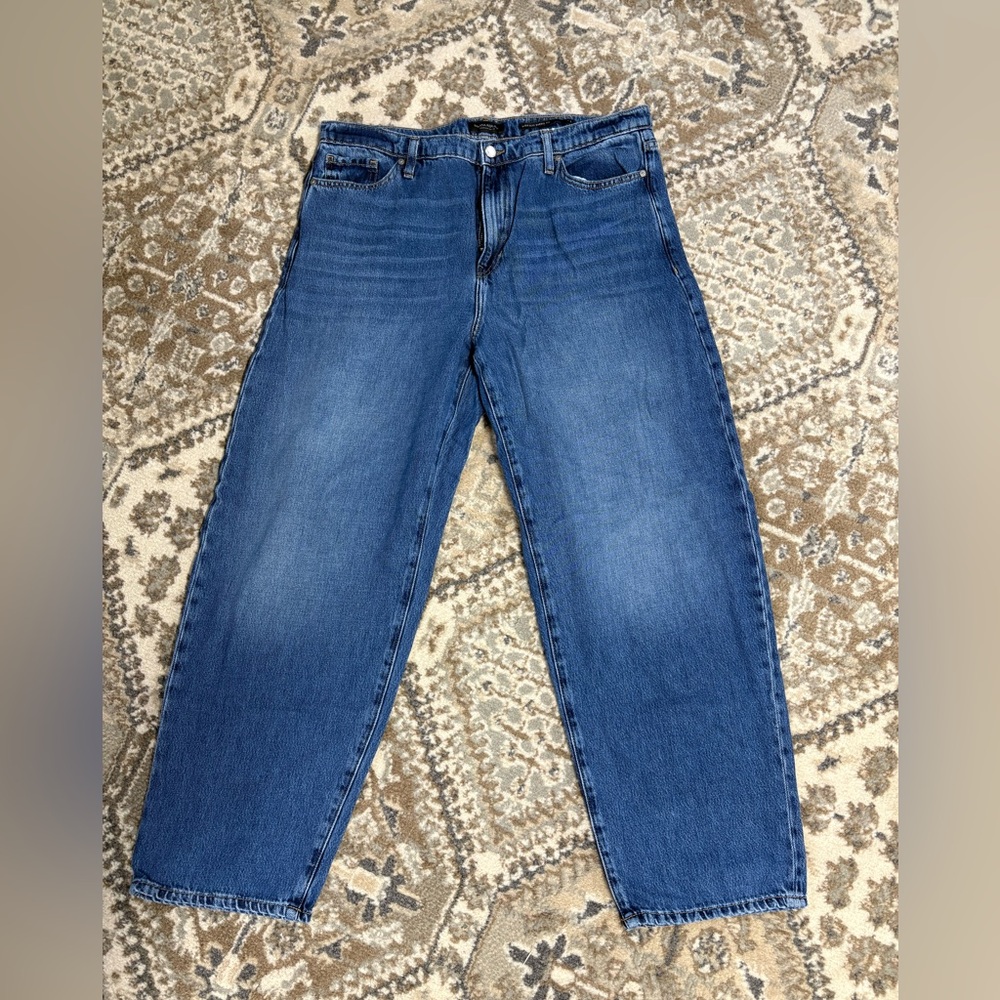 Banana Republic Barrel Blue Jeans